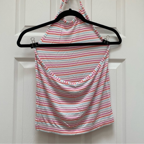 American Eagle Striped Halter Top - Picture 3 of 4